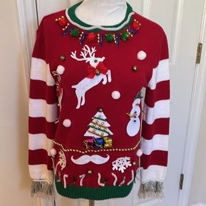 UGLY CHRISTMAS SWEATER KIT (Finished) Sz S